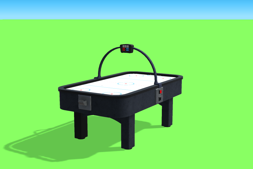 Air hockey in Amusement Factory