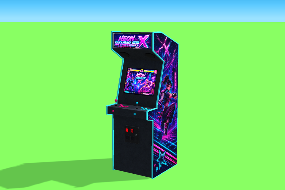 Arcade cabinet in Amusement Factory