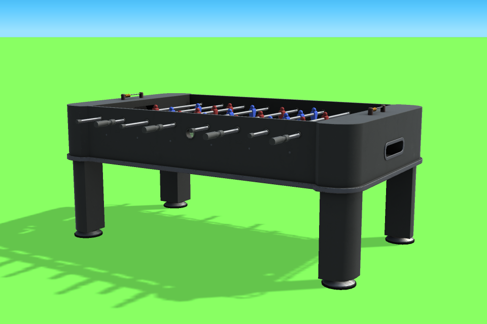Foosball table in Amusement Factory