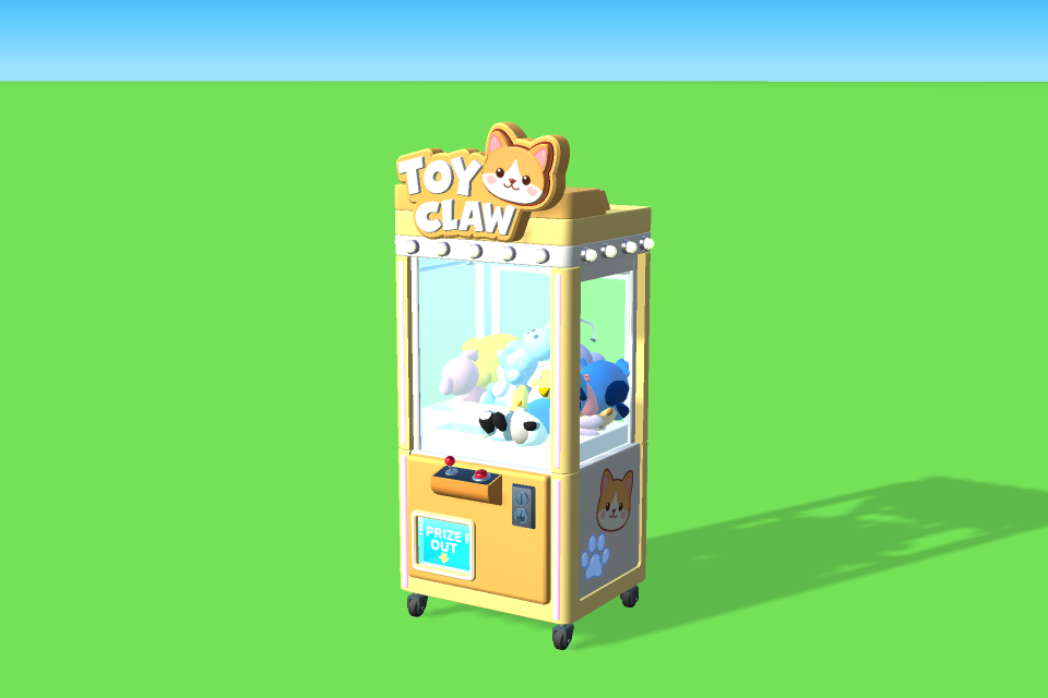 Toy Claw machine in Amusement Factory