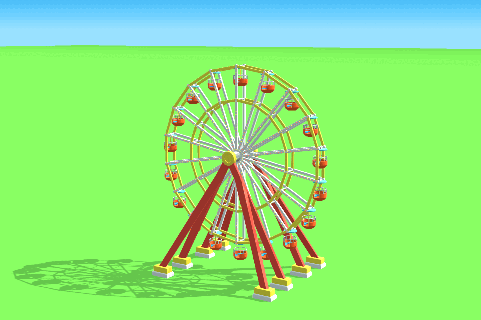 Ferris wheel in Amusement Factory