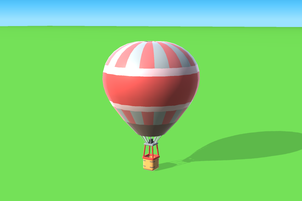 Hot air balloon in Amusement Factory