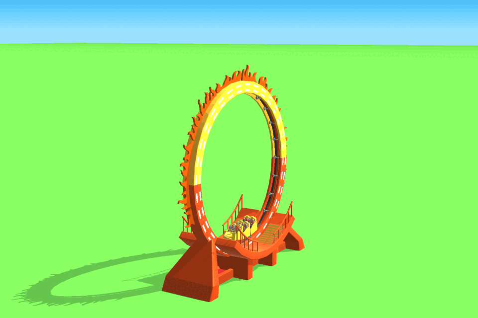 Loop ride in Amusement Factory
