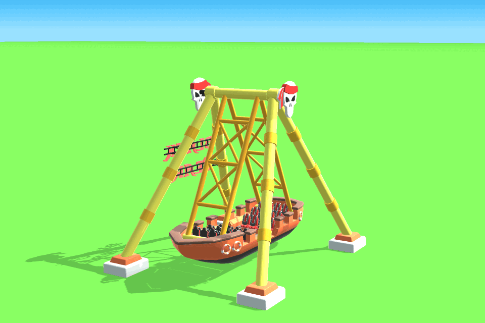 Pirate ship in Amusement Factory