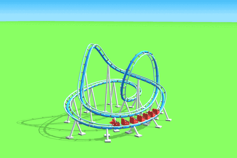 Roller coaster (small) in Amusement Factory