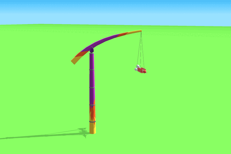 Sky swing in Amusement Factory