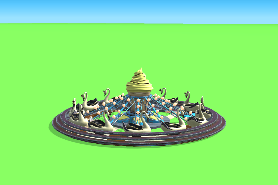 Swan ride in Amusement Factory