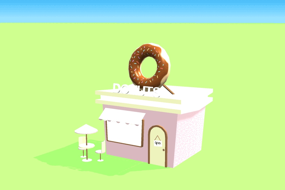 Donut stall in Amusement Factory